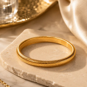 Bracelete Elástico Banhado Ouro 18k