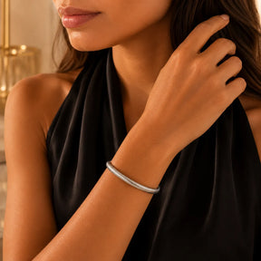 Bracelete Elástico Prata