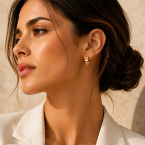 Brinco de Argola Banhado Ouro 18k