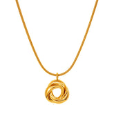 Colar Nó Dourado Elegance