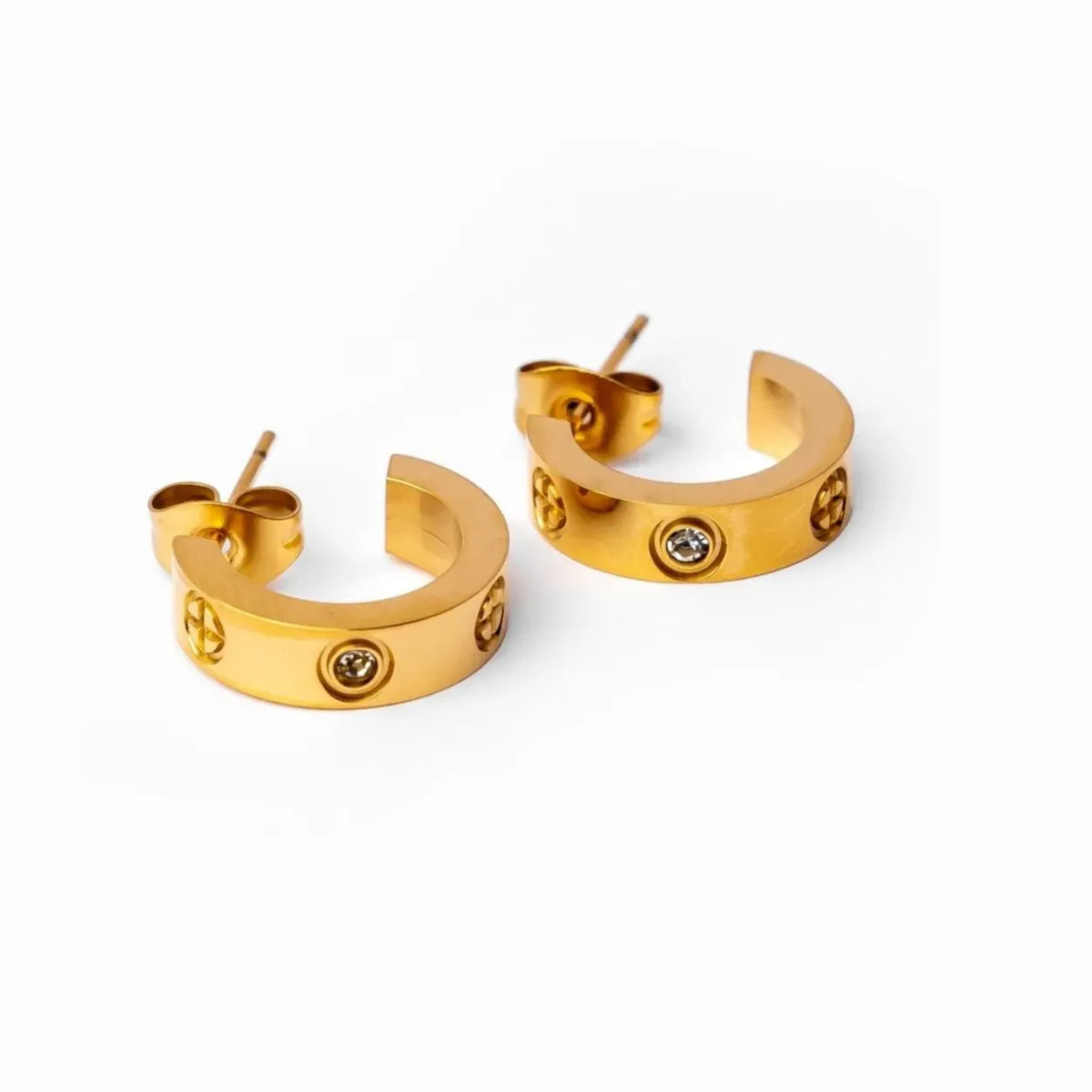 Brinco de Argola Banhado Ouro 18k