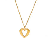 Colar Dourado Heartless