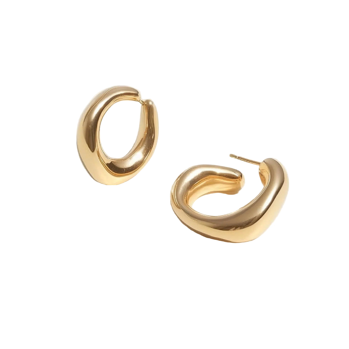 Brinco Dourado Minimalista Premium
